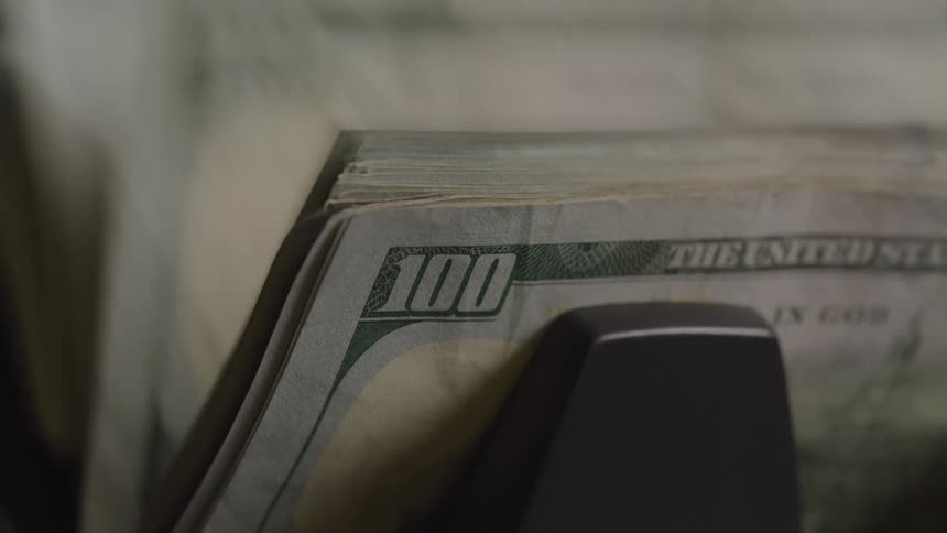 Money in a machine