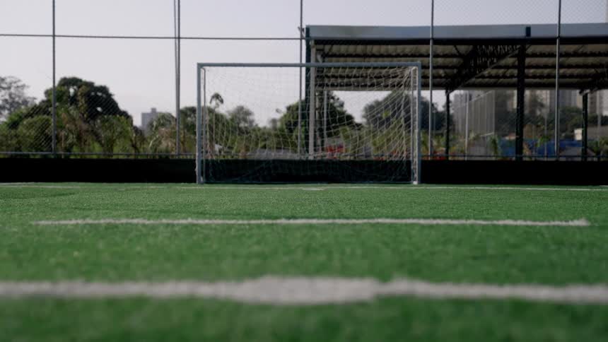 Synthetic football pitch