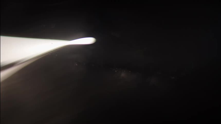 Light flares while shining into an indentation with a textured surface