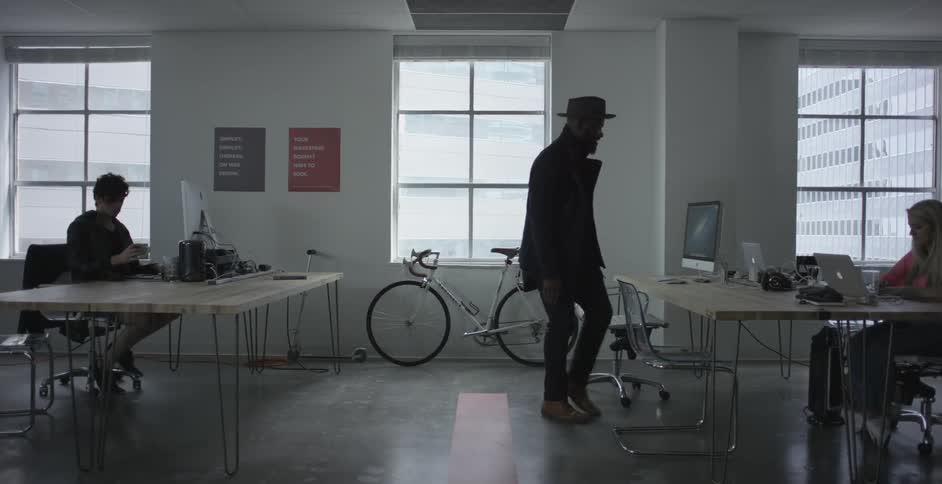 People working in an office