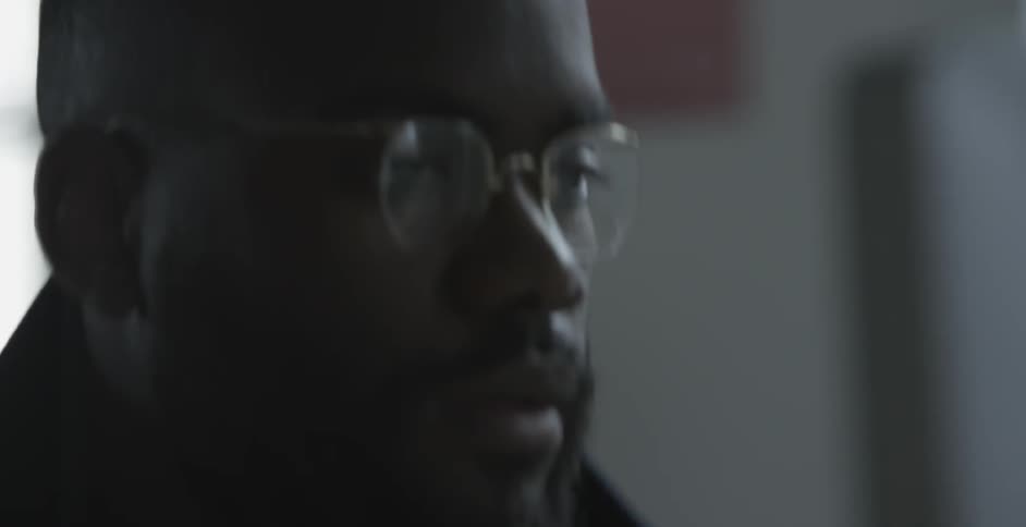 A person wearing glasses