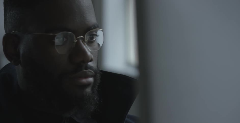 A person wearing glasses