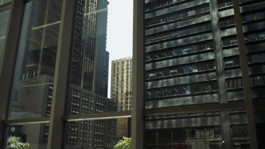 Modern buildings of a metropolis seen during the day