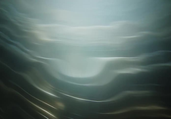 Abstract light reflection in motion
