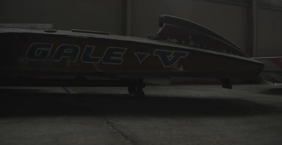 A vessel rest motionless in storage