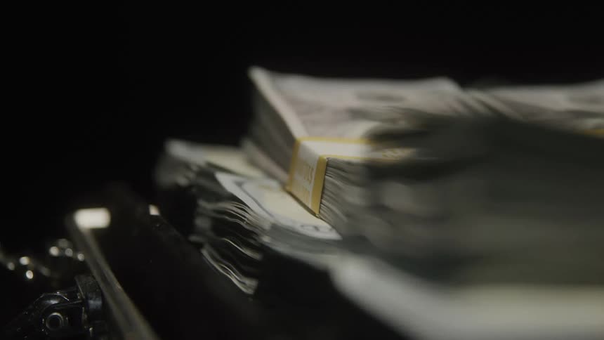 The briefcase is full of cash