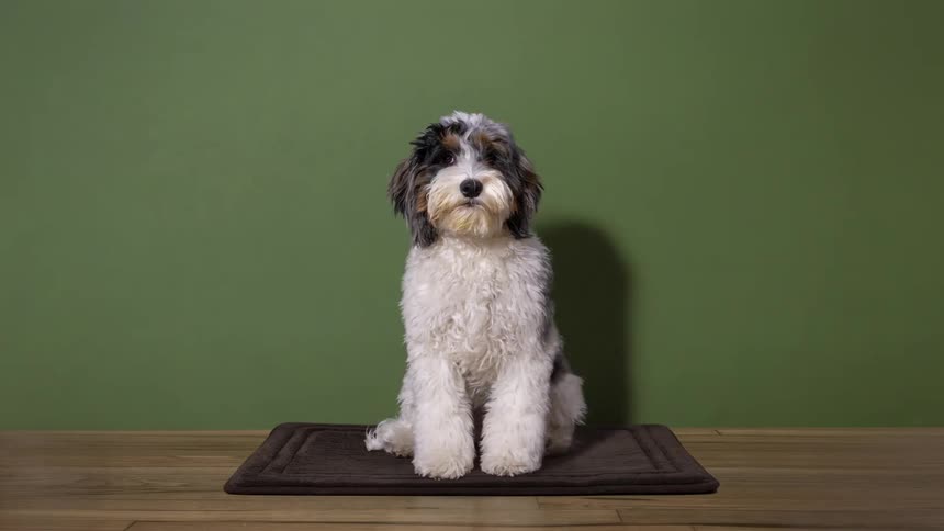 Time lapse of a dog aging over years