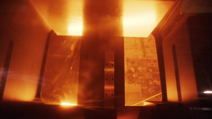 A furnace designed for burning waste materials at high temperatures