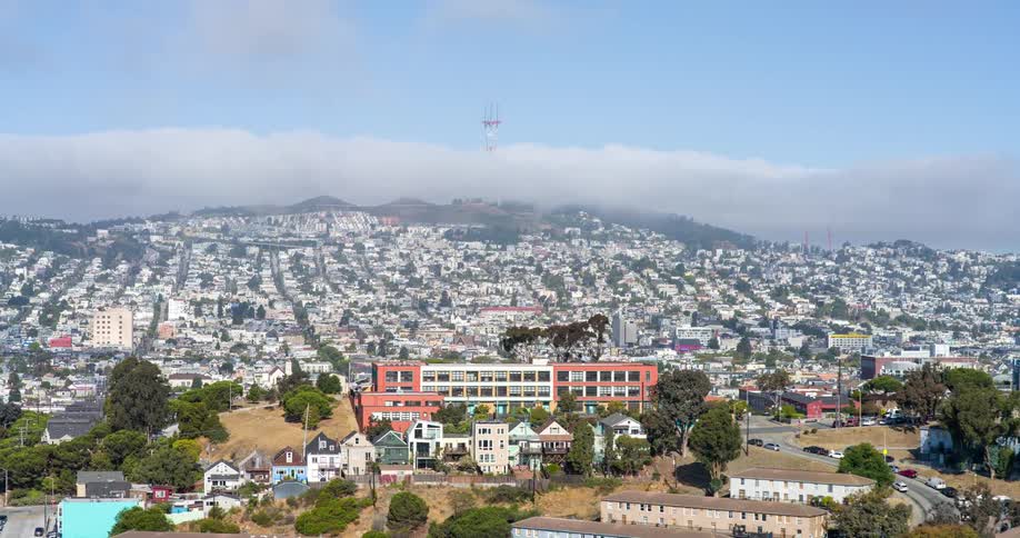 A large urban area