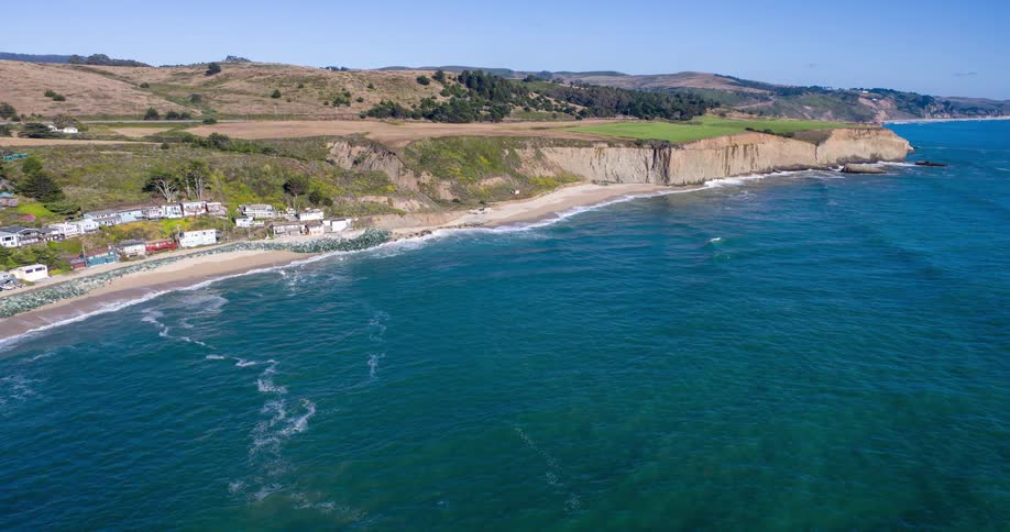 A large coastal area