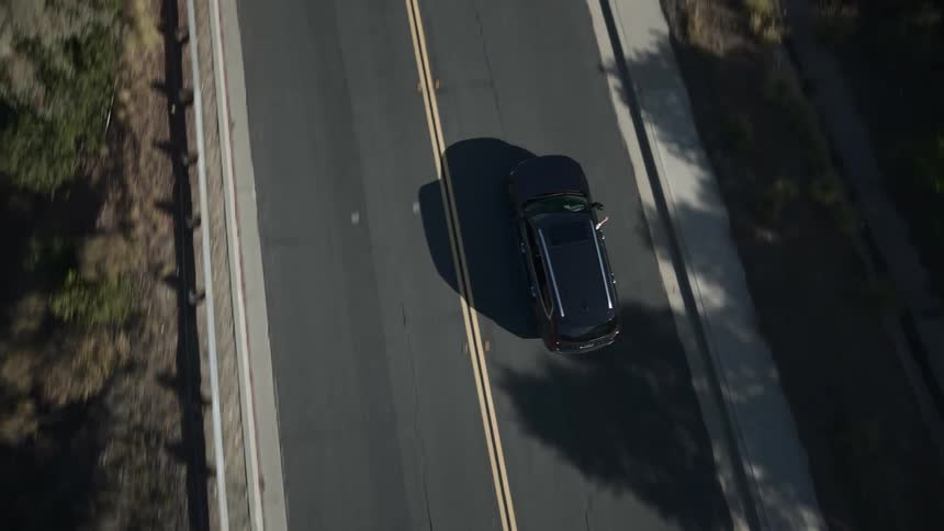 Cars traveling on a twoway road