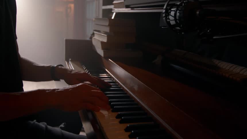 Man playing piano