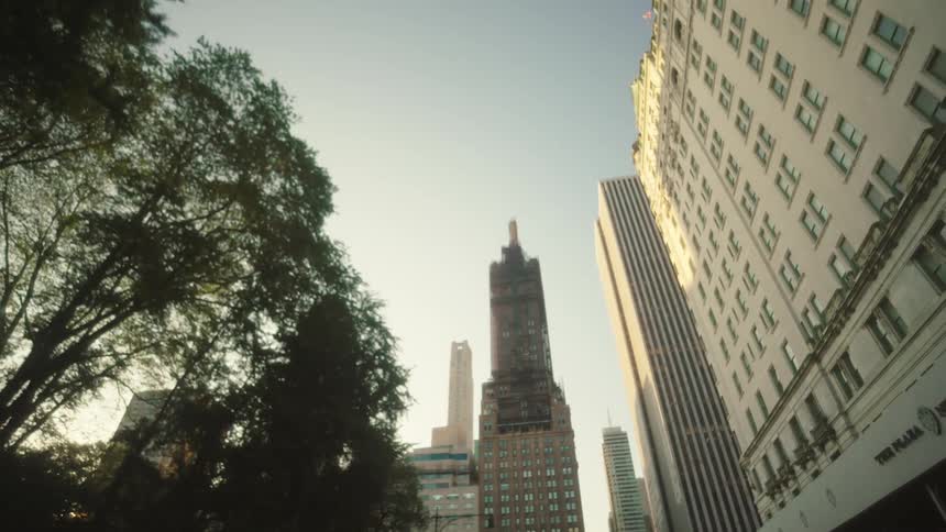 Modern skyscrapers in a metropolis