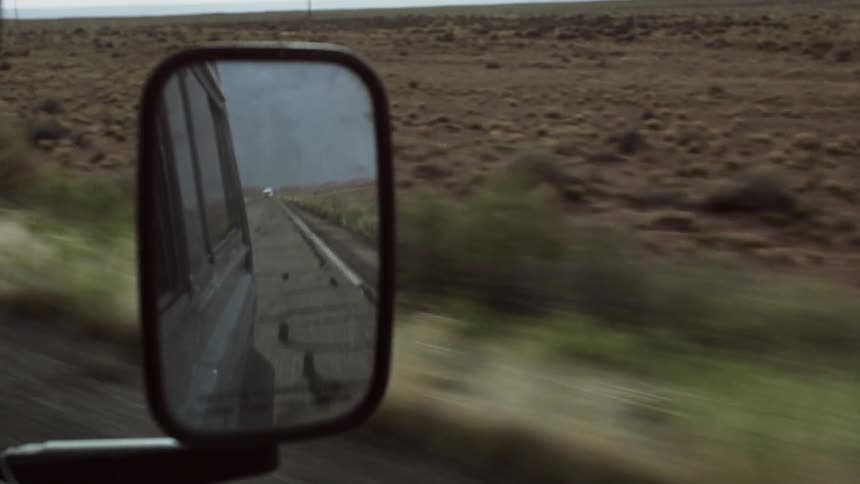 A rear view mirror