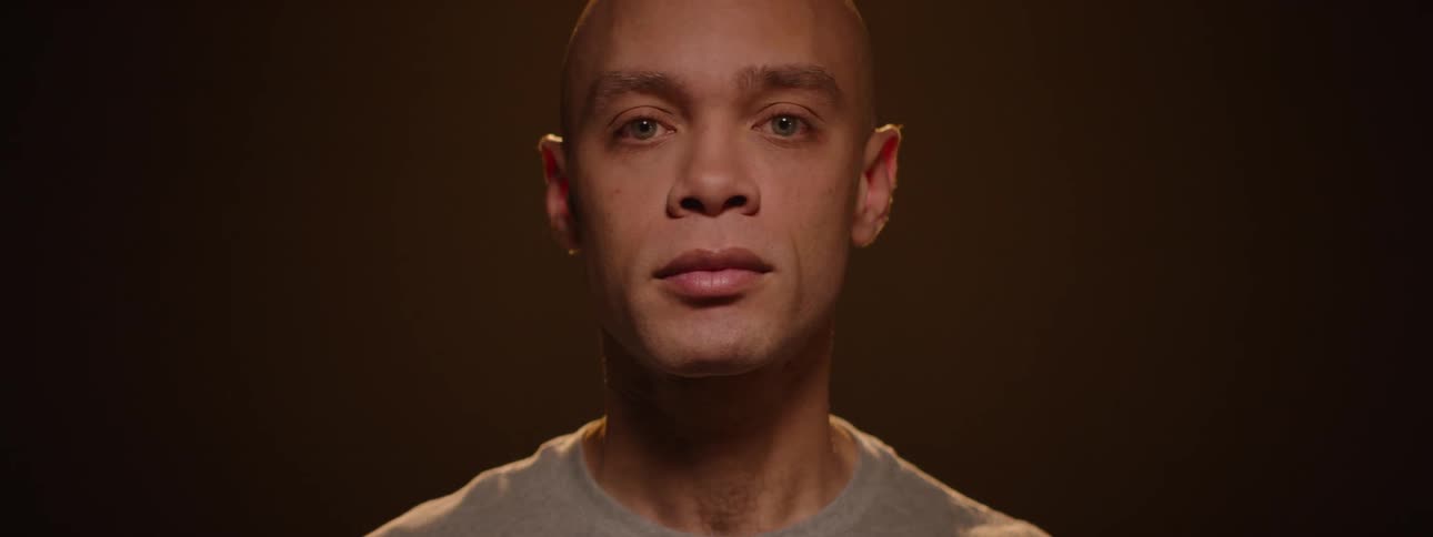 Man looking directly into the camera