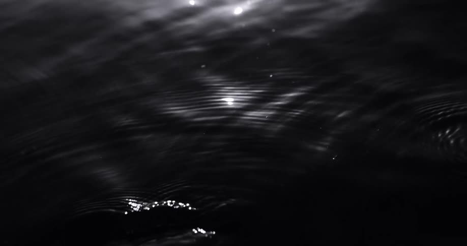 A drop of water causes ripples
