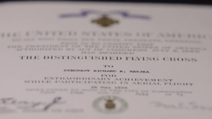 Closeup of a diploma