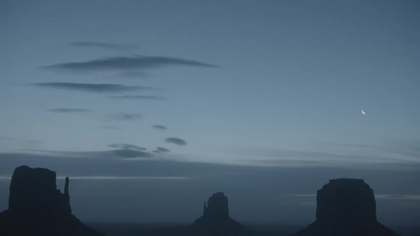 The desert at night