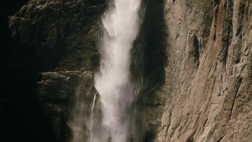 A footage of a waterfall