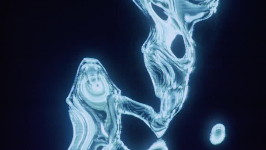 A metallic liquid flow