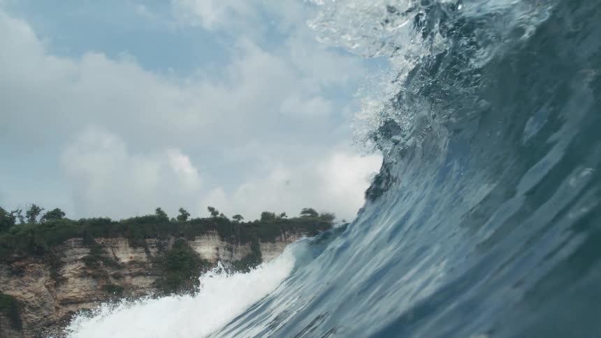 Large wave breaking in an ocean