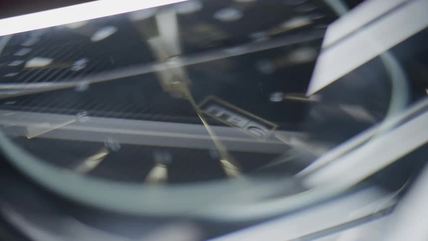 A wrist watch ticking away time