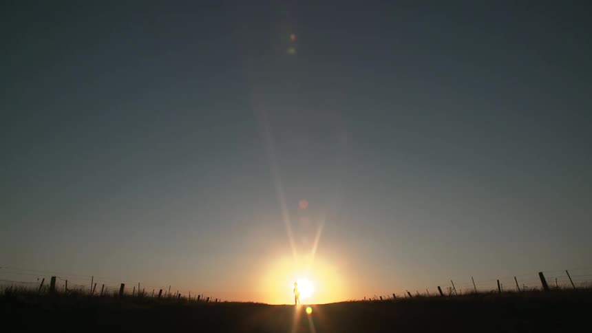 Sunset on the horizon