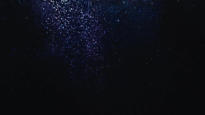 Air bubbles inside the water