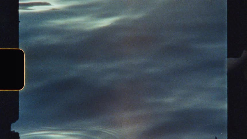 Sunlight reflects on the ocean water at midday
