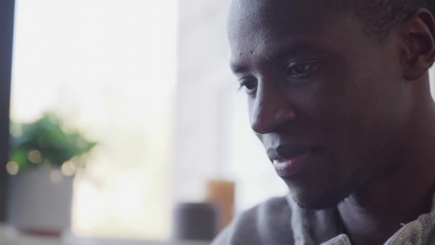 Portrait of a man in an interior space