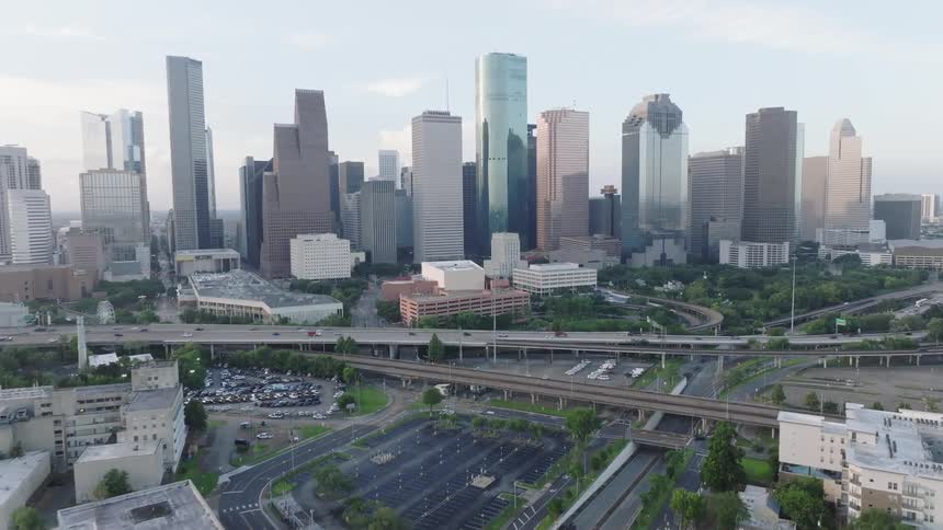 The outskirts of a large city