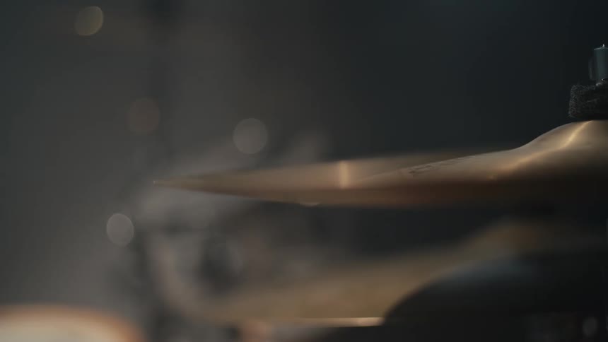 Drums being played