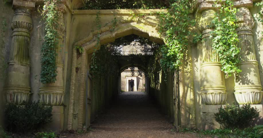 A long stone tunnel