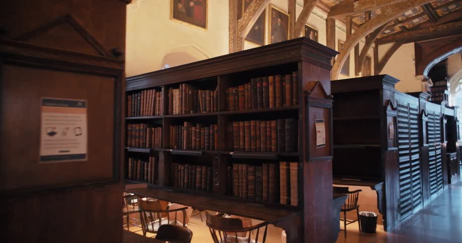 The library is full of books
