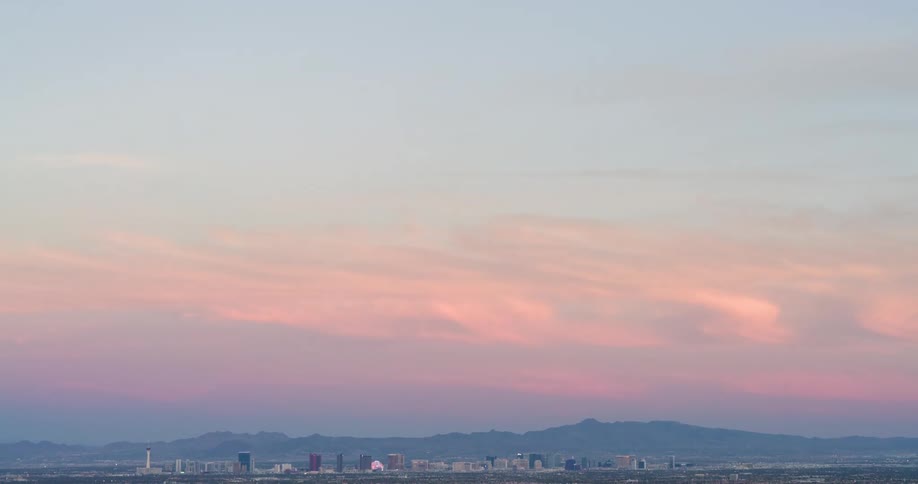 Panning down to reveal a large landscape