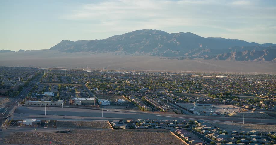 A large suburban area