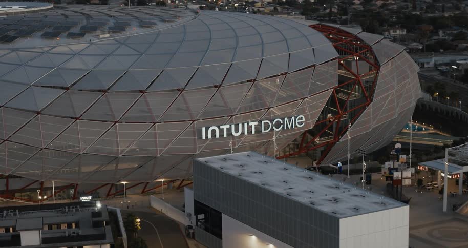 A large domeshaped stadium