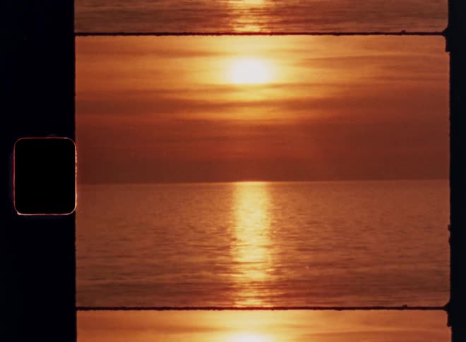 Sunset over the ocean