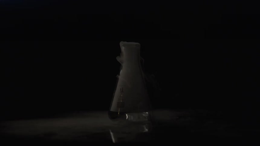 Laboratory tube with liquid and smoke evaporation