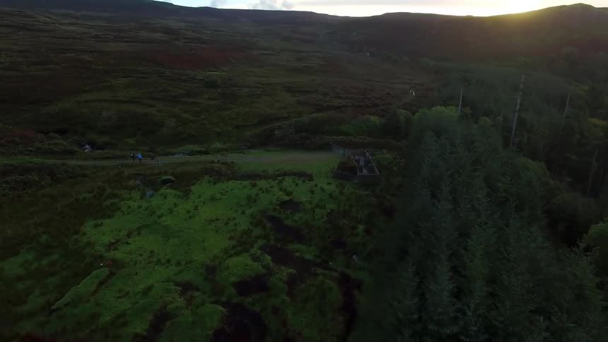 Wooded hills and plains