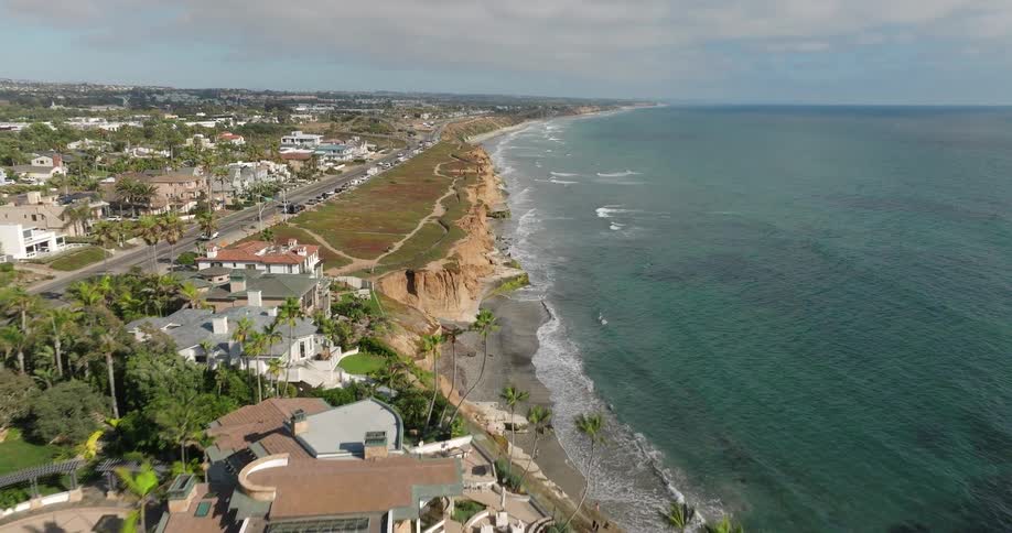 Suburb on a beachy coastline