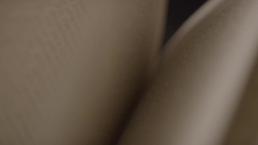 Flipping through the pages of a book