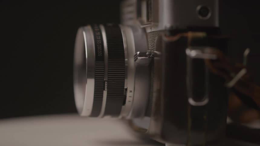 Vintage camera close up