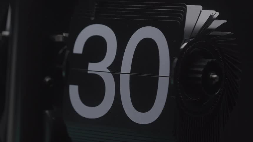 Flip clock display