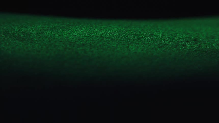 A long green object