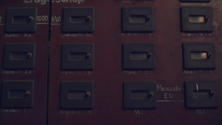 The machine is full of switches