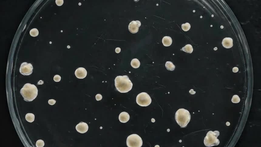 Something grows fast in the petri dish