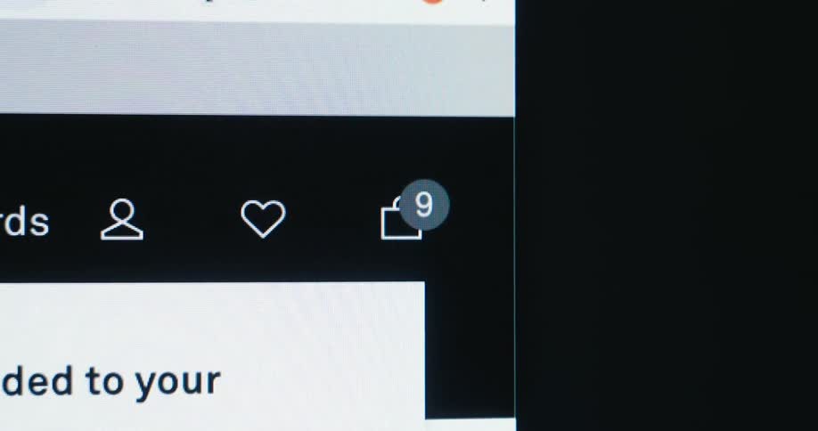 Messages flash on the browser screen