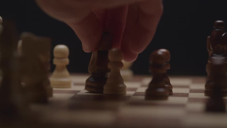 Person playing chess