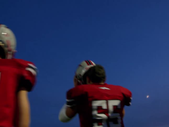 Several football players